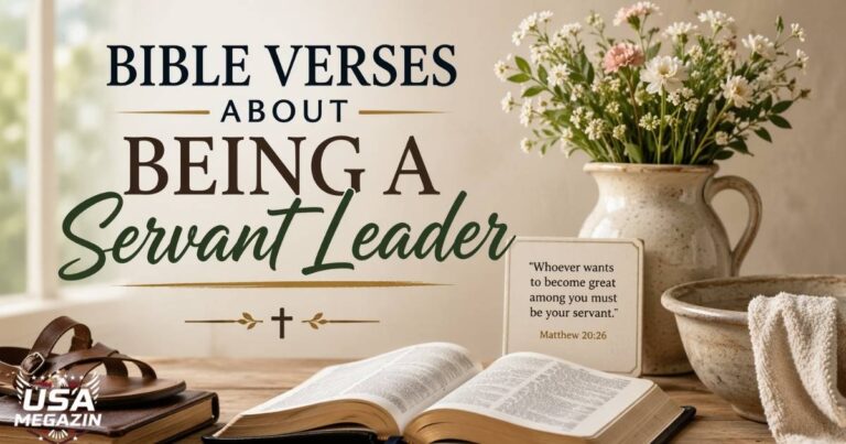 bible verses about being a servant leader