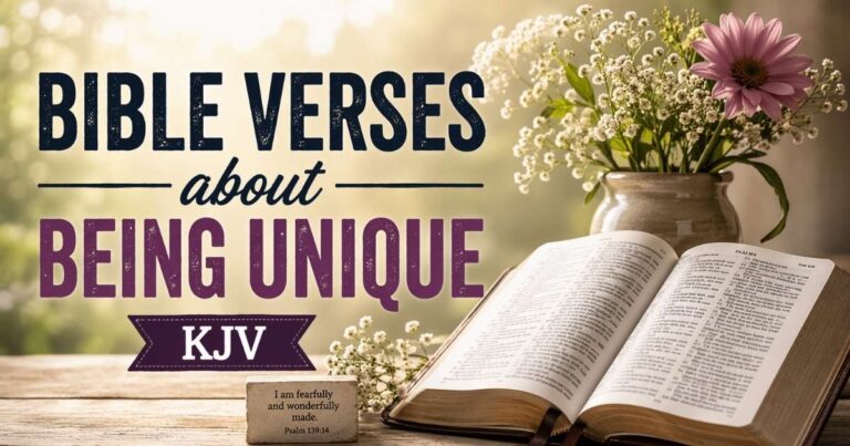bible verses about being unique kjv