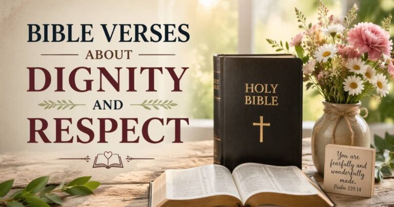 bible verses about dignity and respect