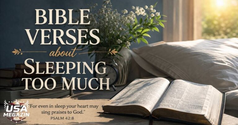 bible verses about sleeping too much