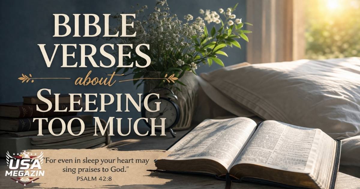 bible verses about sleeping too much