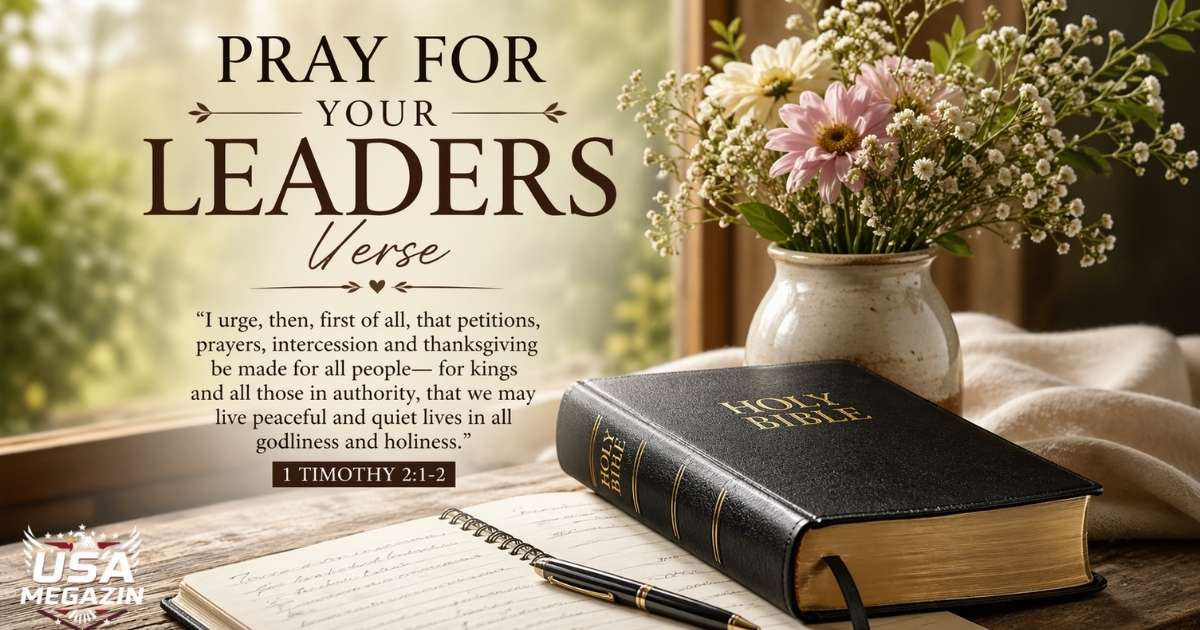 pray for your leaders verse