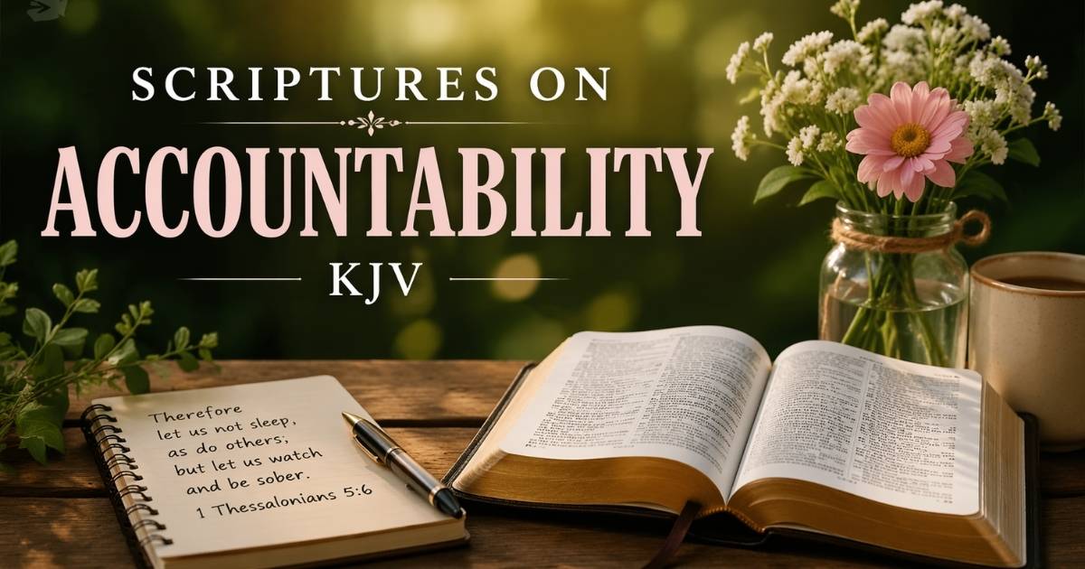 scriptures on accountability kjv