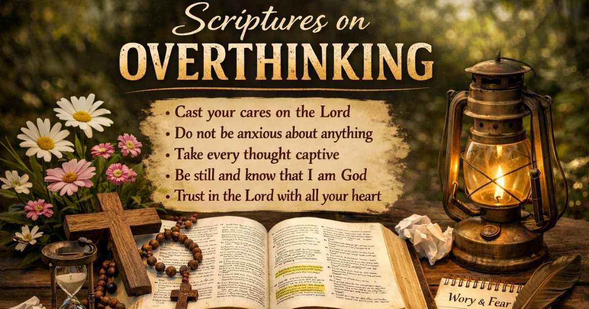 scriptures on overthinking