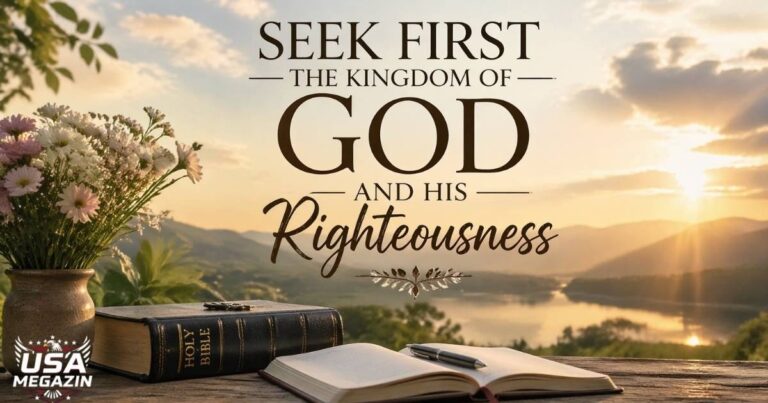 seek first the kingdom of god and his righteousness